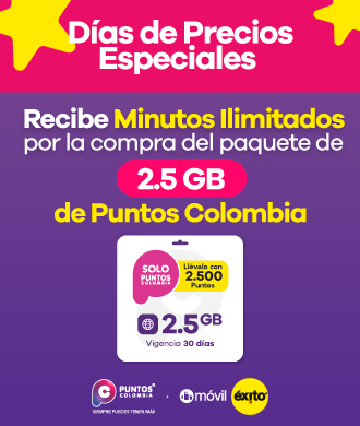 oferta 2.5GB Puntos