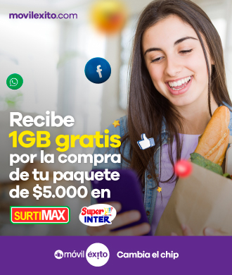 Recibe 1gb gratis por la compra de tu paquete