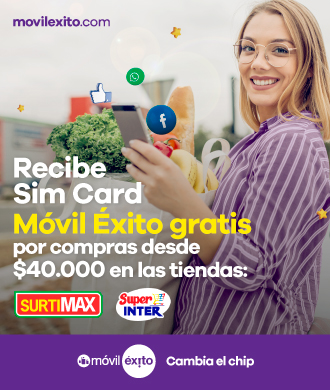 Recibe sim card móvil éxito gratis