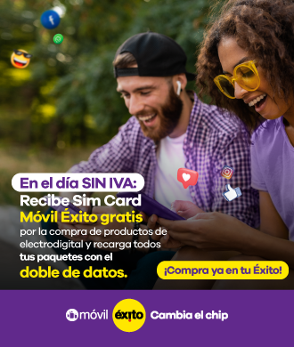 En el dia sin iva recibe sim card móvil éxito gratis