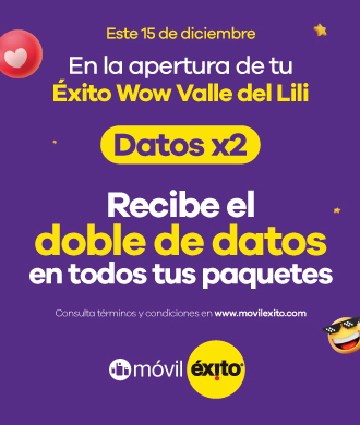 Legal Apertura Éxito WOW Valle de Lili 