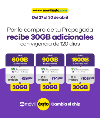 Legales 30 GB Prepagadas Web