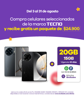 Legales Oferta Celulares TECNO